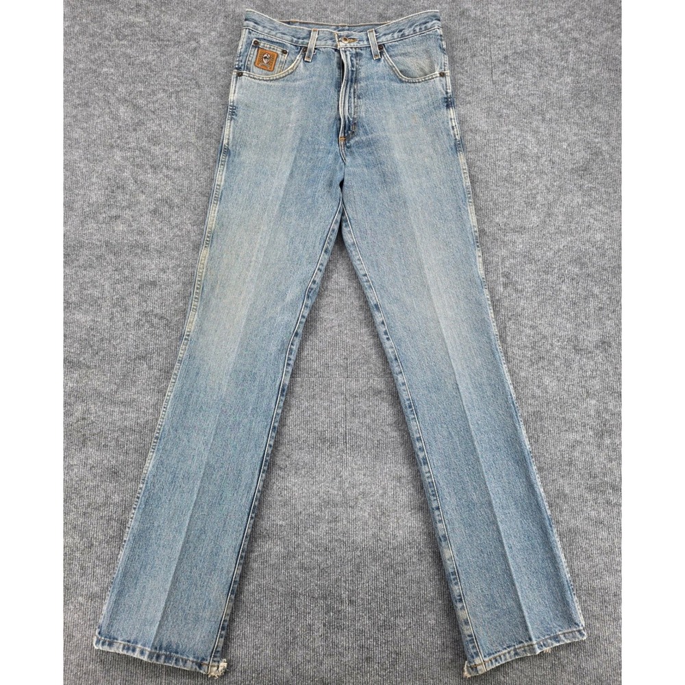 Cinch Green Label Mens 32x36 Light Wash Western Straight Denim Jeans MB80532001